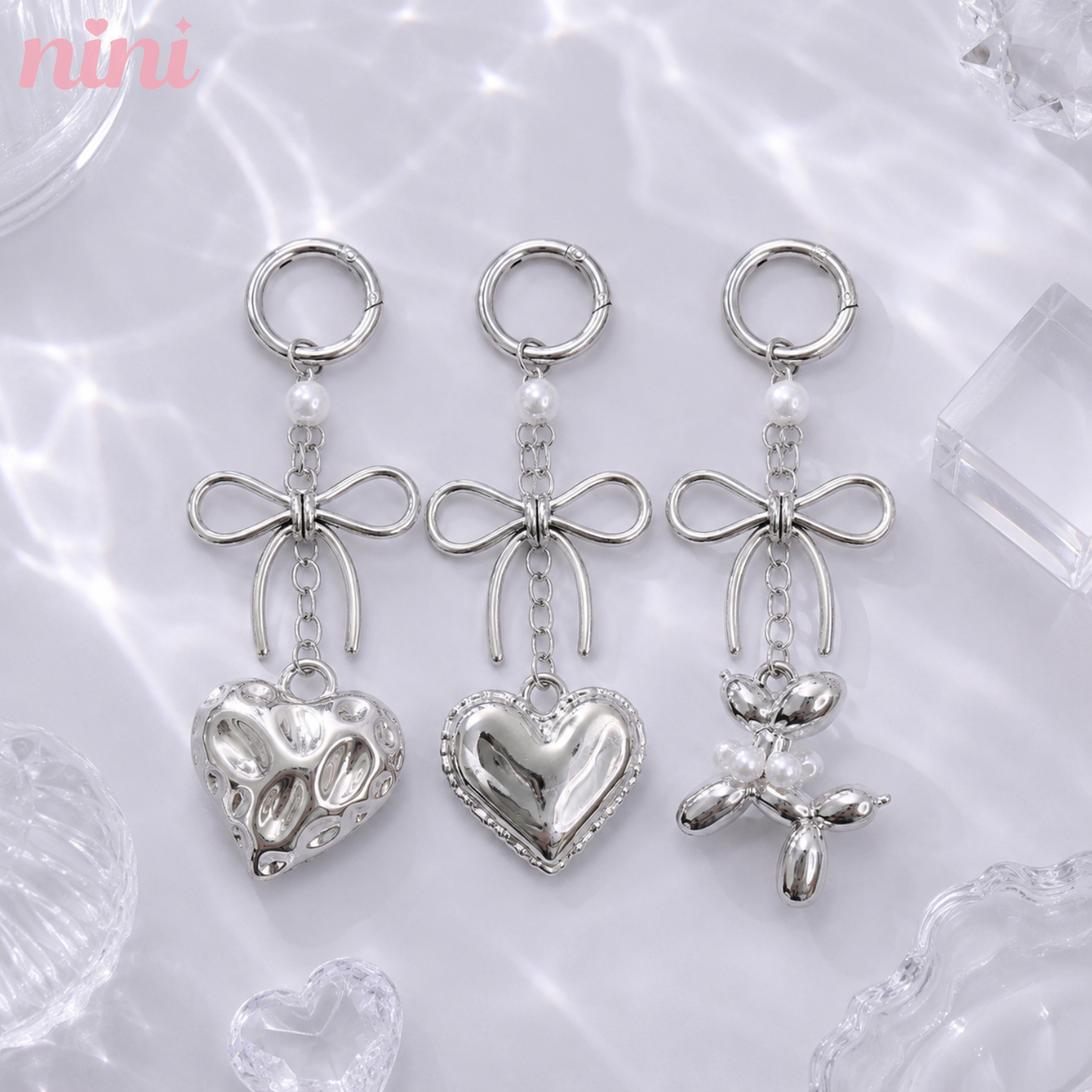 Glossy Metal Heart