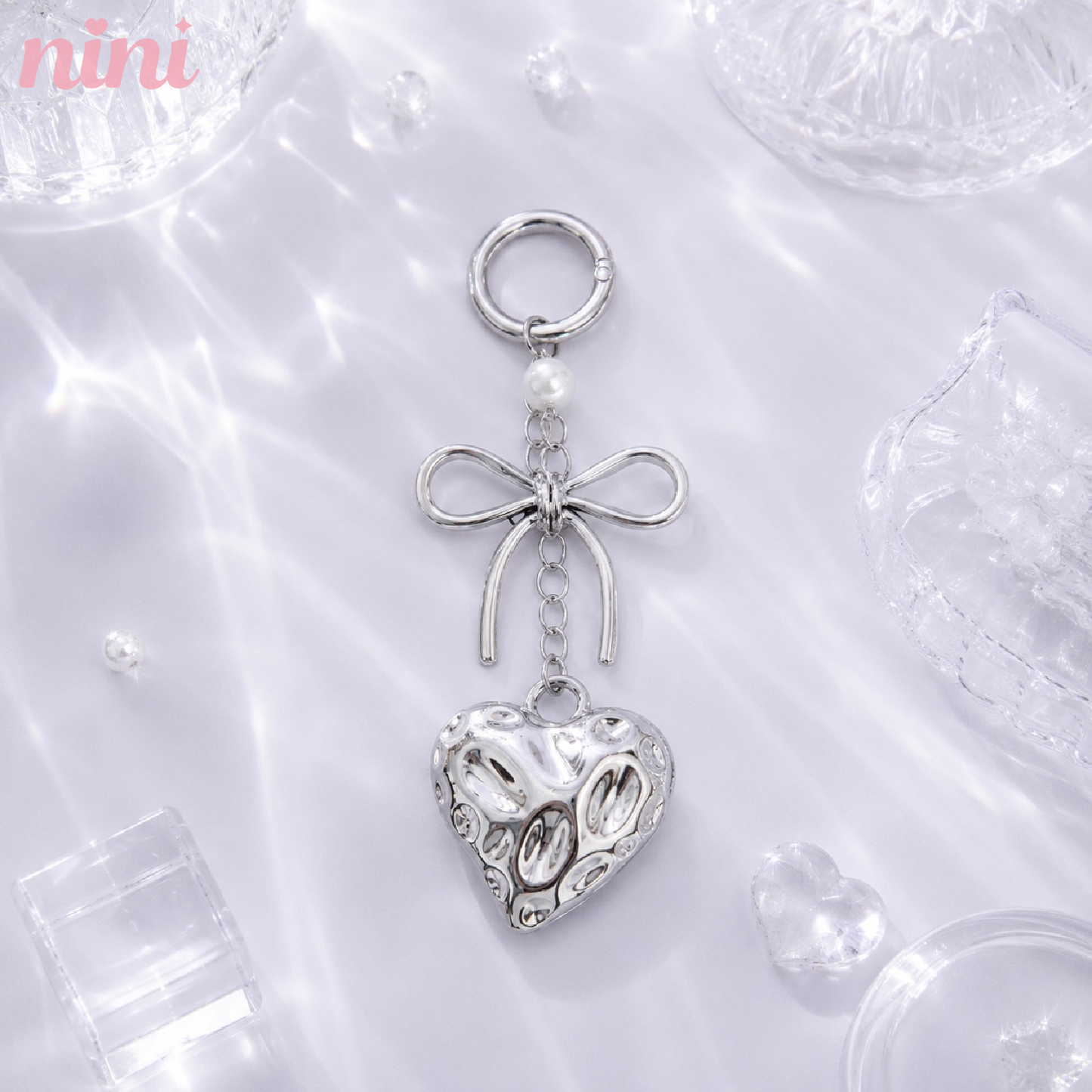 Glossy Metal Heart