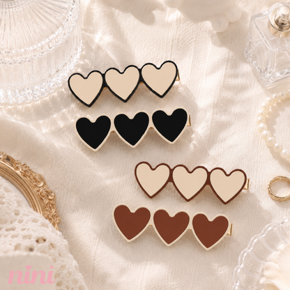 Twinkle Hearts Hair Clip