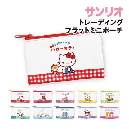 【サンリオ】トレーディングフラットミニポーチ レトロ／単品１０種